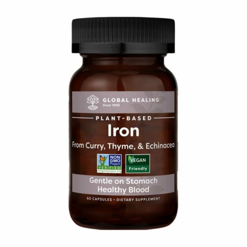 Global Healing Plant-Based Iron 60 Caps
