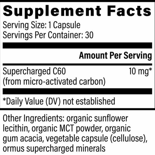 Global Healing Supercharged C60® 30 Capsules
