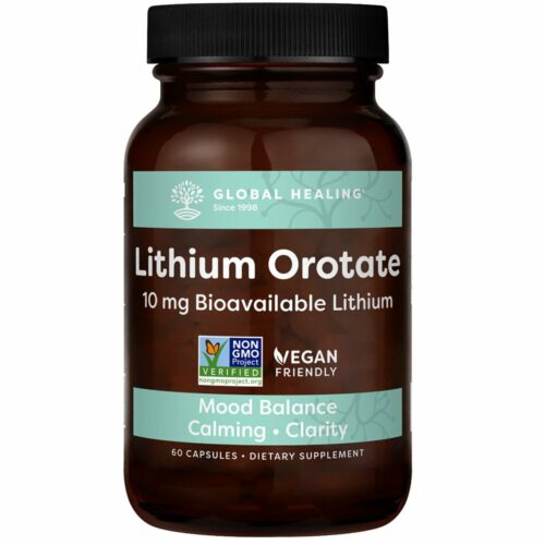 Global Healing Lithium Orotate 60 Capsules