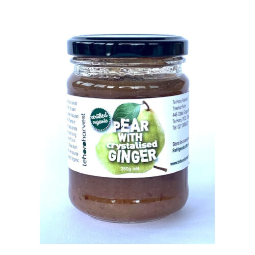 Te Horo Harvest Pear & Crystalized Ginger Jam 250g
