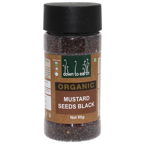Down To Earth Mustard Seeds Black 80G
