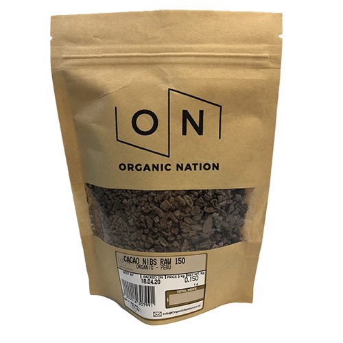 Organic Nation Cacao Nibs 150G