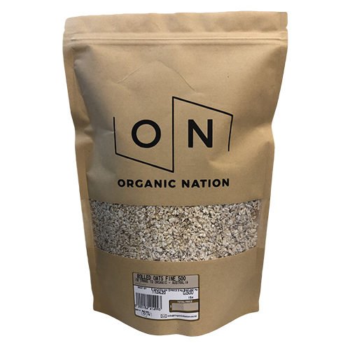 Organic Nation Rolled Oats Fine 500G