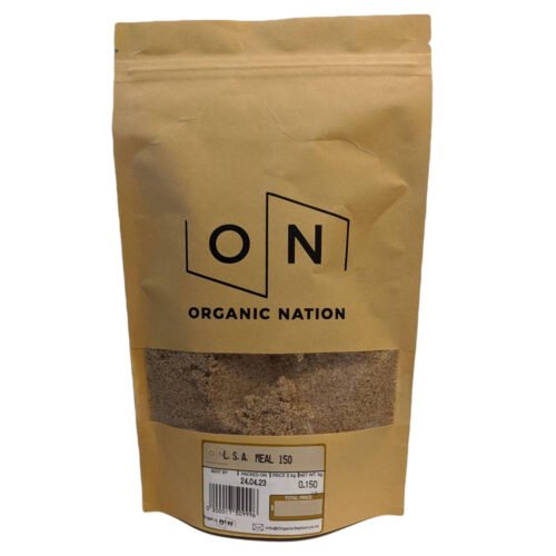 Organic Nation L.S.A – Ground Linseed (flaxseed), Sunflower Seed, & Almond Meal 150g