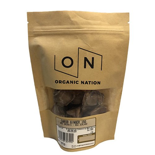 Organic Nation Carob Ginger 150G