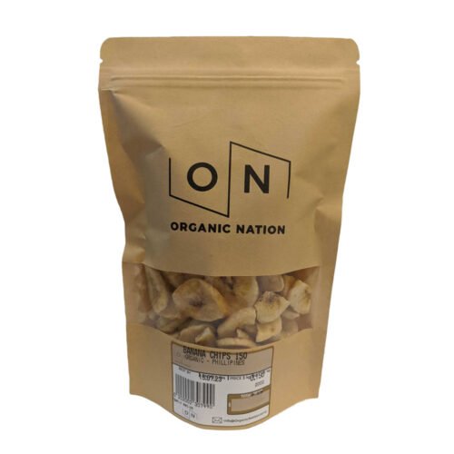 Organic Nation Banana Chips 150g
