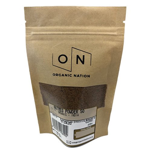 Organic Nation Nutmeg Powder 50G