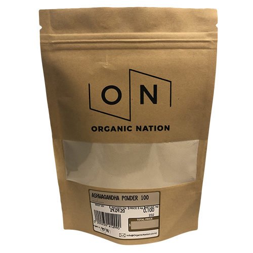 Organic Nation Ashwagandha Powder 100G