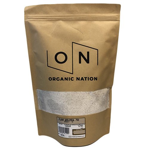 Organic Nation Wholemeal Flour 750G