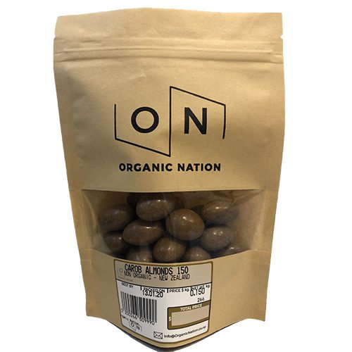 Organic Nation Carob Coated Almonds 150G