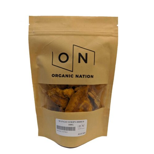 Organic Nation Dried Mango Strips 100G