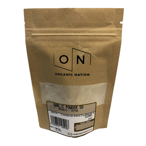 Organic Nation Garlic Powder 50G