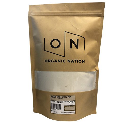 Organic Nation Flour Spelt White 750G