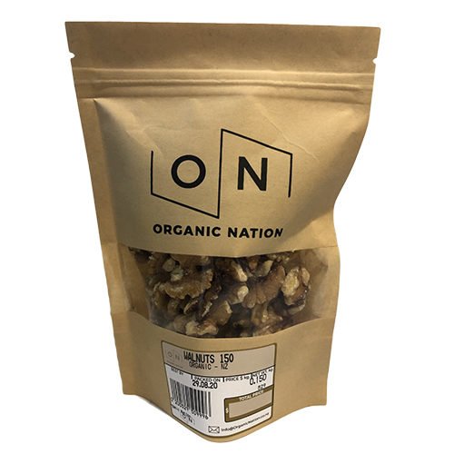 Organic Nation Walnuts 150G