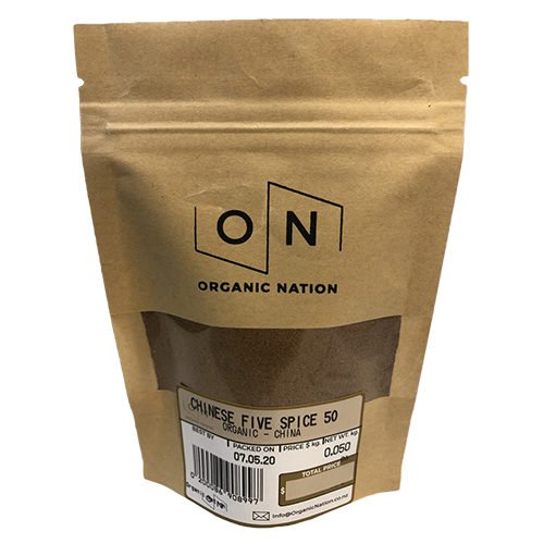 Organic Nation Chinese Five Spice 50G