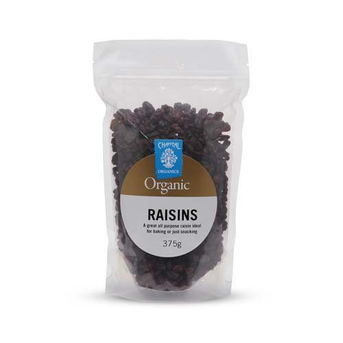Chantal Organics Raisins Seedless 375G