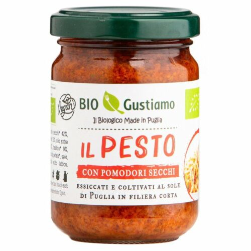 Bio Organica Sun Dried Tomato Vegan Pesto 140g