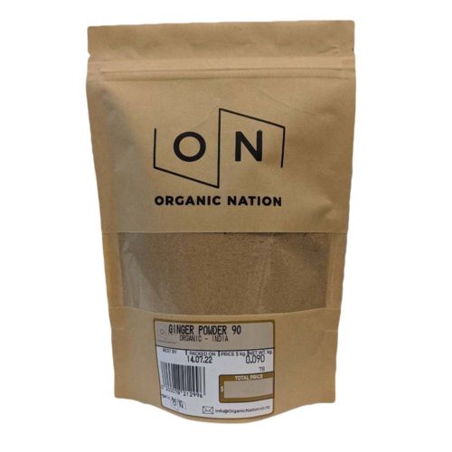 Organic Nation Ginger Powder 90G